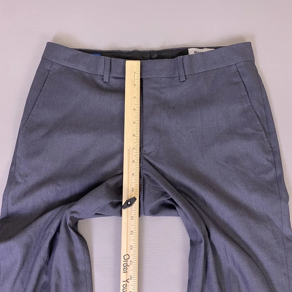 Kenneth Cole Reaction Techni-Cole Dress Pants Men's 33x32 Grey Stretch New‎ NWT